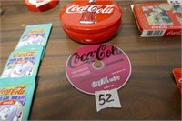 Coca Cola Plastic Box & CD