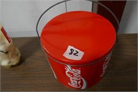 Coca Cola Tin Pail