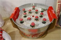 Coca Cola Tub & Bottles