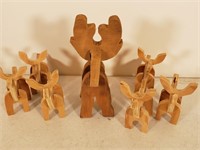 Handmade Wooden Deer
