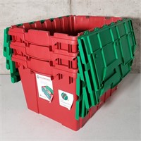 (3) Holiday Storage Containers