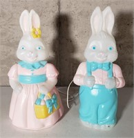 Pair of Bunny Blow Molds