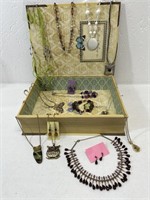 Jewelry & Jewelry Box.  Includes Lia Sophia, Sarah