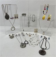 Lot of Jewelry including Some Jeweled Pendants