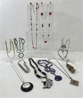 Jewelry including 10 Necklaces and 3 Rings on
