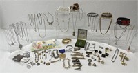 Jewelry Lot with 21 Necklaces, 15 Bracelets, 5