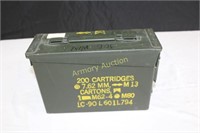 METAL MILITARY AMMO CAN - NO AMMO