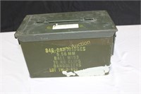 METAL MILITARY AMMO CAN - NO AMMO