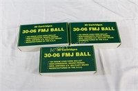 60 30-06 FMJ BALL AMMO