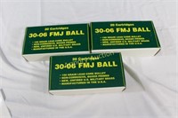 60 30-06 FMJ BALL AMMO