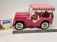 Vintage 1960's Tonka Pink Surrey Jeep