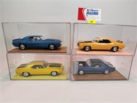 Completed Model Kits in Acrylic Cases