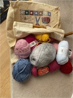 Sewing Bag Full Of Yarn