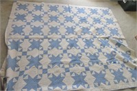 Quilt, blue pattern