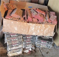 Pile of fireproof bricks