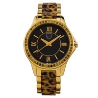 Picard & Cie Casual Leopard Print 38mm Case Watch