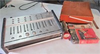 Pioneer mixing amplifier, camera, staple tacker