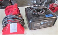 Battery charger & dirt devil vacuum