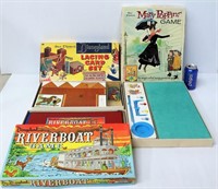 3 Vintage Disney Games - Riverboat, Mary Poppins +