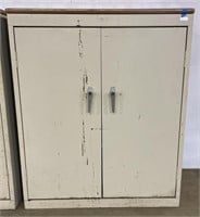 (W) Sandusky Metal Cabinet with Chemicals length