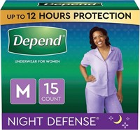 Depend Night Defense Adult Incontinence U