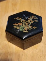 Beautiful black trinket box