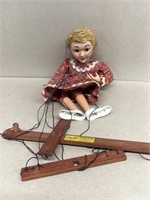 Airplane control marionette