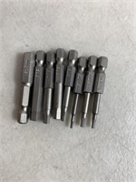 8 Pcs magnetic top  8mm screwdriver S2 8mm, S2