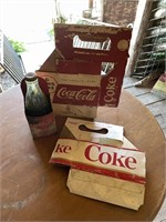 Vintage Coca Cola Bottle Paper Carrying Cases