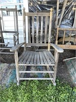 Weathered Porch Rocking Chair