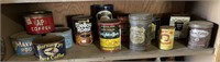 Vintage Coffee Cans, Tea Tins & More