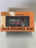 Allis Chalmers, D 21, pulling tractor