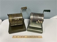 2 Vintage Paymaster Check Writers