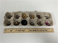 12 Pairs of Costume Jewelry Earrings