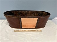 Unique Wood & Copper Basket