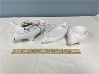 3 Animal Figural Dishes