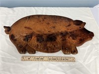 Vintage Pig Shaped Cutting Board