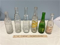 6 Assorted Advertising Bottles