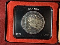 1972 SILVER CANADA DOLLAR VOYAGEUR COIN