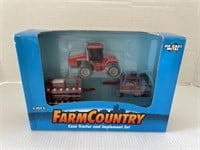 Farm Country Case Tractor & Implement Set