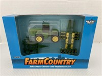 Farm Country John Deere Tractor & Implement Set