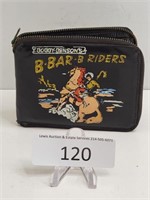 Bobby Benson's B-Bar-B Riders Leather Zip Wallet
