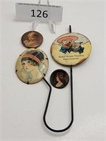 Vintage & Antique Buttons - Buster Brown