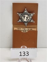 Marshal Wild Bill Hickok Badge ID Card Wallet