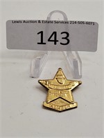 Gold Dick Tracy Secret Service Patrol Member Badge