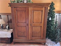 Arts & Crafts Styling Vintage Wooden Cupboard