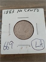 1883 no cent liberty head nickel