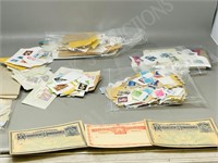 assorted stock stamps