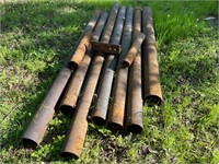 Pipe 4” & 6” longest pieces are 8 ft.
