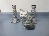 Cat & Candle holders .
